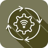 Automated Process Icon Design vector
