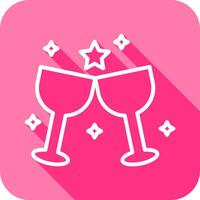 Wine Party Icon Design vector