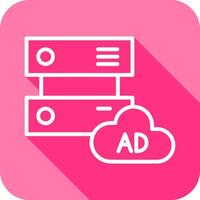 Ad Server Icon Design vector