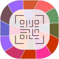 QR Code Generator Icon Design vector