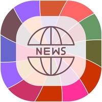 News Website Icon Design vector