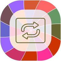Repeat Button Icon Design vector
