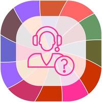 Help Request Icon Design vector
