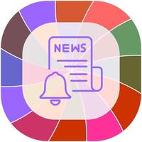 News Update Icon Design vector
