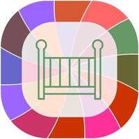Nursery Cots Icon Design vector