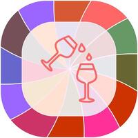 Wine Sip Icon Design vector