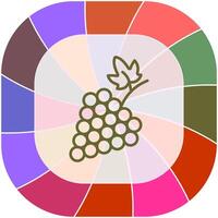 Grapes Icon Design vector