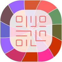 QR Code Icon Design vector