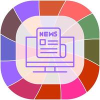 News Report Icon Design vector