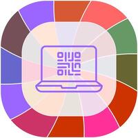 QR Code Scanner App Icon Design vector