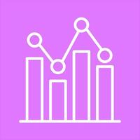 Bar Chart Icon Design vector