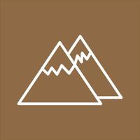 Mountain Icon Design vector