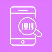 Barcode Inventory Icon Design vector