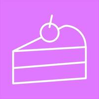 Cake Slice Icon Design vector