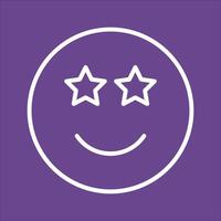 Star-Struck Icon Design vector