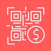 QR Code Payment Icon Design vector