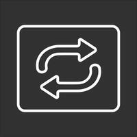 Repeat Button Icon Design vector