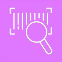Barcode Database Icon Design vector