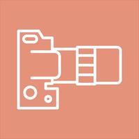 DSLR Essentials Icon Design vector