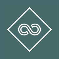 Infinity Sign Icon Design vector