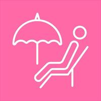 Relaxing Day Icon Design vector