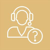 Help Request Icon Design vector