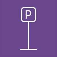 P Button Icon Design vector