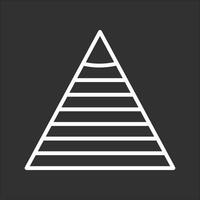 Pyramid Graph Icon Design vector