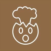 Exploding Head Icon Design vector