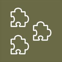 Puzzle Icon Design vector