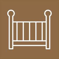 Nursery Cots Icon Design vector