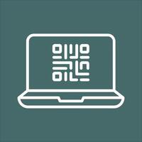 QR Code Scanner App Icon Design vector