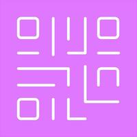 QR Code Icon Design vector