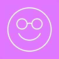 Nerd Face Icon Design vector