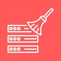 Data Cleaning Icon Design vector