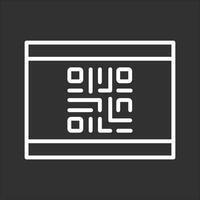 QR Code Business Card Icon Design vector