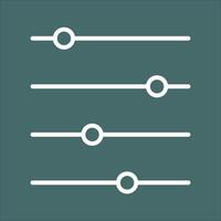 Filtering Icon Design vector