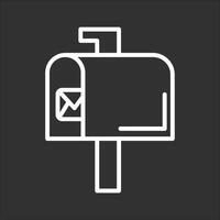 Mailbox Key Icon Design vector