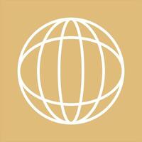 Globe Icon Design vector