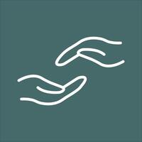 Supportive Hand Icon Design vector