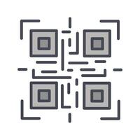 QR Code Reader Icon Design vector