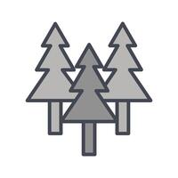 Evergreen Tree Icon Design vector