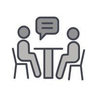 News Interview Icon Design vector