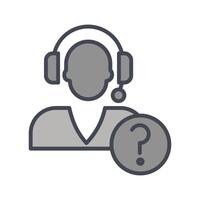 Help Request Icon Design vector