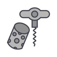 Wine Cork Icon Design vector