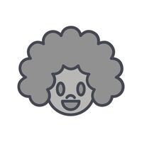 Clown Face Icon Design vector