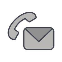 Support Email Icon Design vector
