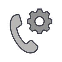 Technical Help Icon Design vector
