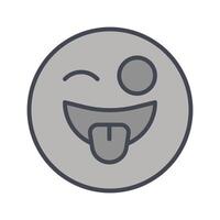 Zany Face Icon Design vector
