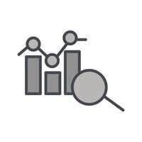 Data Analytics Icon Design vector
